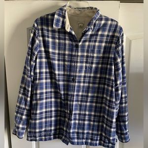 LL Bean women’s fleece lined flannel